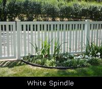 Spindle PVC Fence